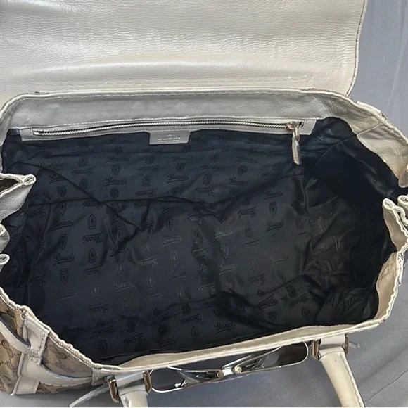 GUCCI Only Used Once! Large Monogram Tote Dust Bag Included - Picture 10 of 13